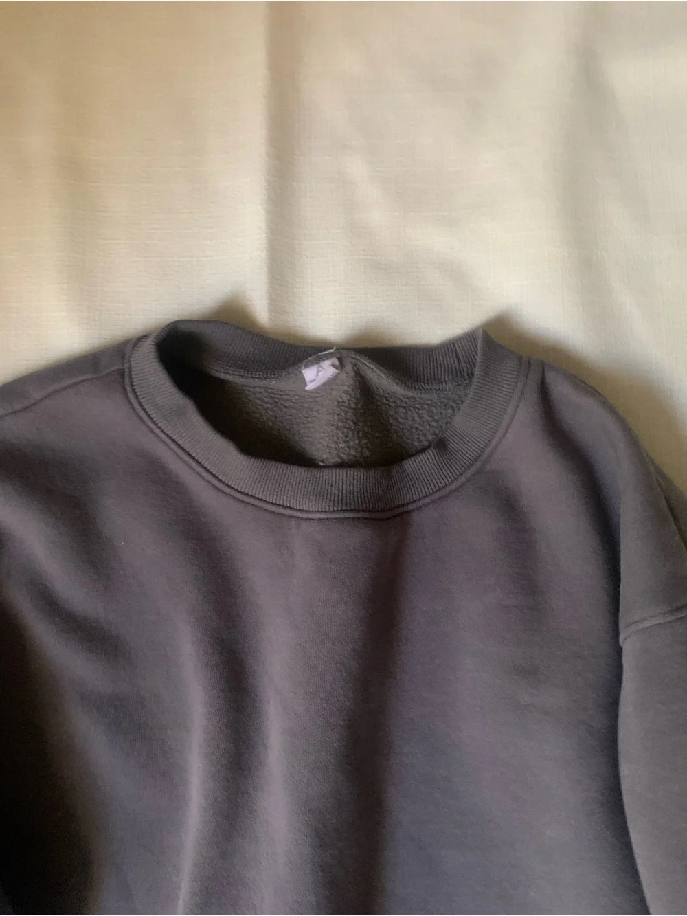 Men's Crewneck Sweatshirt in Charcoal Gray